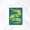 Gator Birthday Greeting Card