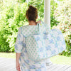Monogrammed Weekender Tote- Hydrangea