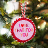 "Love That For You" Needlepoint Ornament