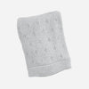 Organic Cotton Pique Blanket- Gray