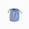 Marbled Jewelry Pouch- Blue