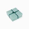 Block Print Wrapping Paper Sheets- Green Floral Stripe