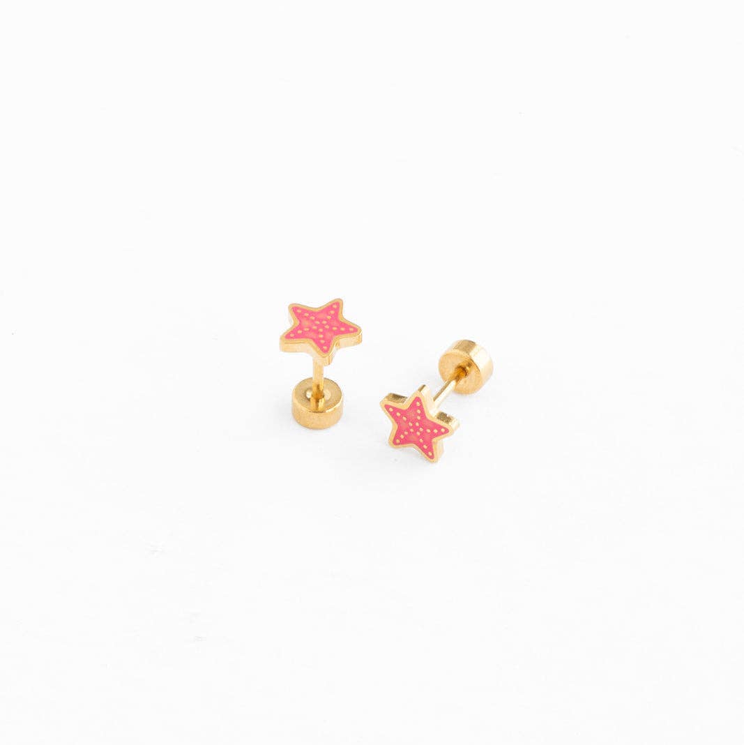 Kids Starfish Earrings