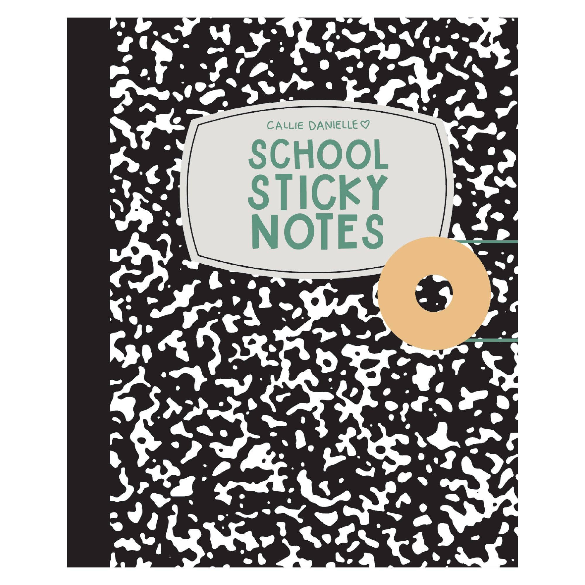 School Sticky Notes Set