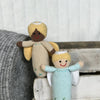 Knit Angel Rattle- Turquoise