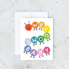 Caterpillar "Welcome Baby" Greeting Card