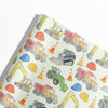 Construction Trucks Wrapping Paper (S/3 Sheets)