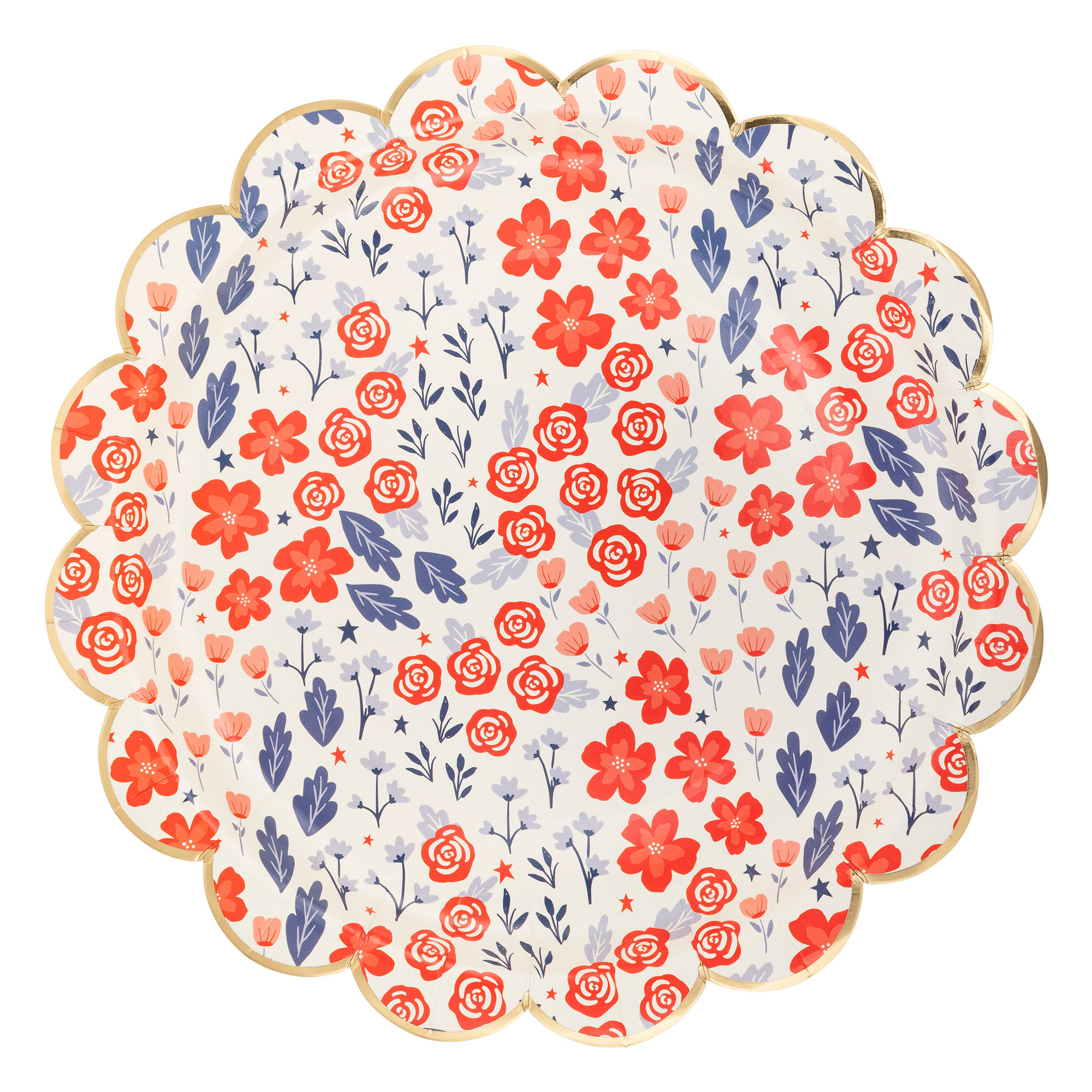 Patriotic Scatter Paper Plates