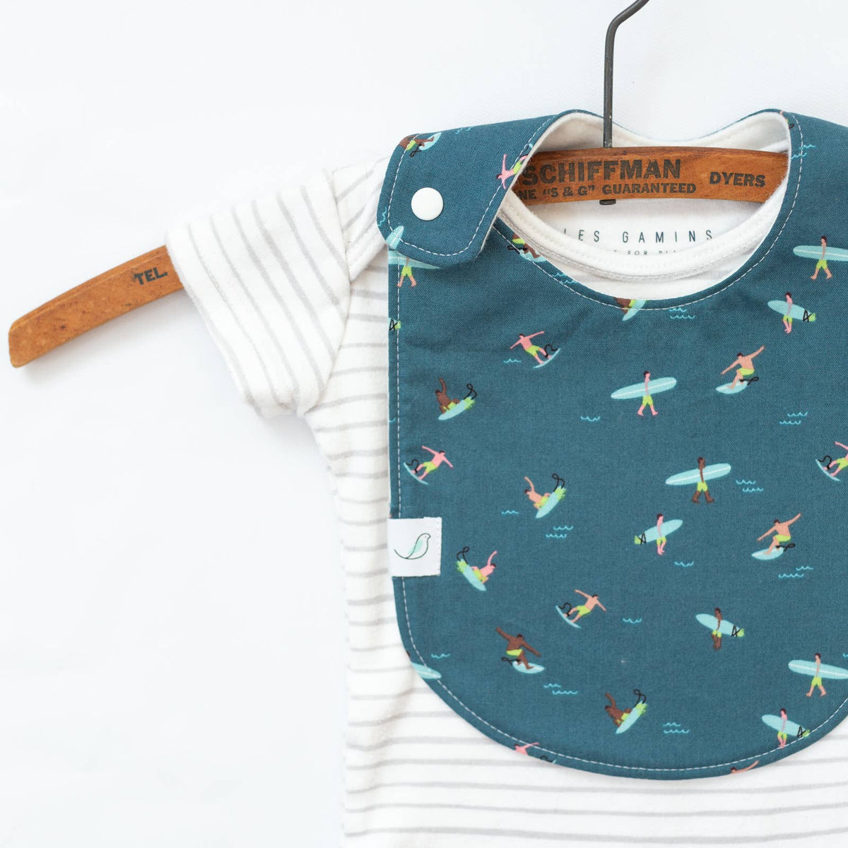 Charlie Snaps Charlie Snap Bib - Surfers – Stitch-Able