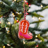 Needlepoint Ornament- Cowboy Boot