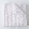 Monogrammed Ticking Stripe Baby Quilt