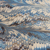 Hand Marbled Wrapping Paper Sheets- Nila Feathers (Set of 2)