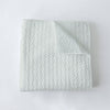 Monogrammed Ticking Stripe Baby Quilt