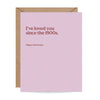 "Since The 1900s" Anniversary Card