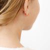 Enamel Hoop Earrings