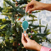 Needlepoint Ornament- Tennis Racket