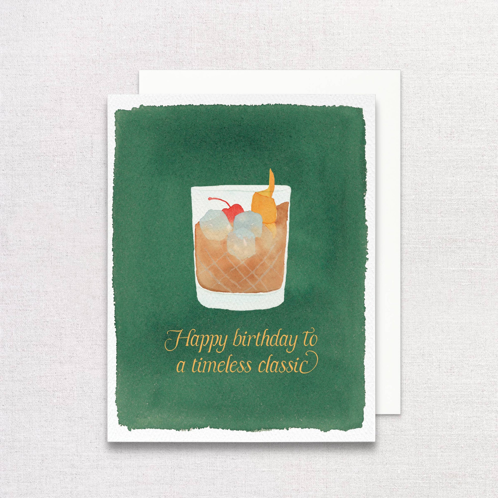 "Timeless Classic" Old Fashioned Birthday Card