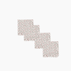 Floral Ruffled Dinner Napkins (S/4)