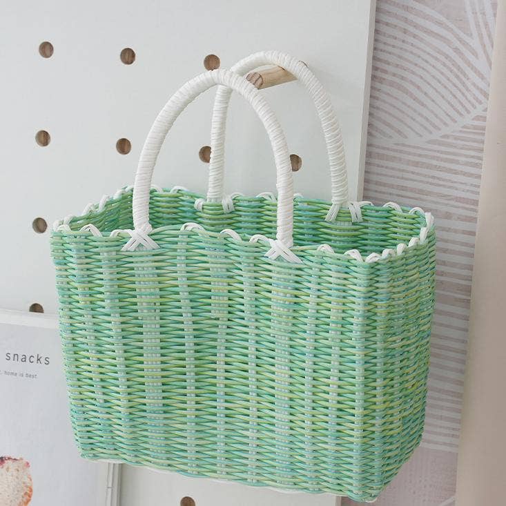 Woven PVC Beach Bag