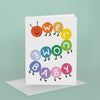 Caterpillar "Welcome Baby" Greeting Card