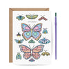 Paint With Water Card -Butterfly