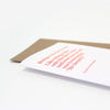 Teacher Thank You Card- "67"