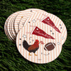 Columbia Game Day Paper Coasters- Set of 10