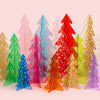 Gold Confetti Acrylic Holiday Trees