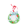 Wreath Watercolor Ornament