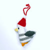 Knit Seagul Ornament