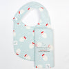 Charlie Snap Bib - Vintage Santas