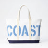 Large Canvas "East Coast" Tote Bag