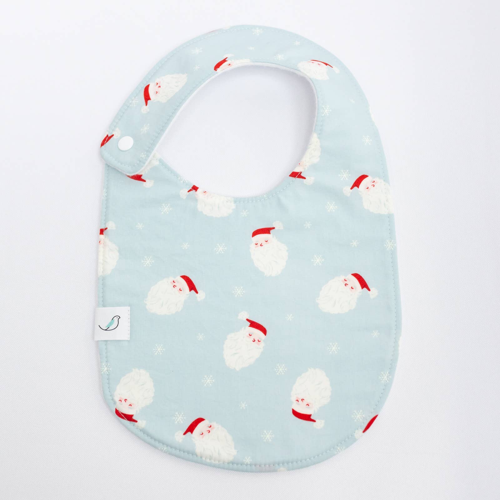 Charlie Snap Bib - Vintage Santas