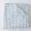 Monogrammed Ticking Stripe Baby Quilt