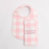 Charlie Snap Bib - Petal Gingham