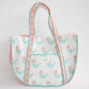 Monogrammed Expandable Tote- Mermaid