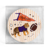 Clemson Game Day Paper Coasters- Set of 10