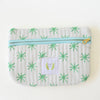 Monogrammed Expandable Tote- Hydrangea
