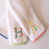 Monogrammed Piped-Edge Hand Towel