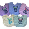 Monogrammed Bunny Bib