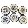 Monogrammed Linen Jewelry Case