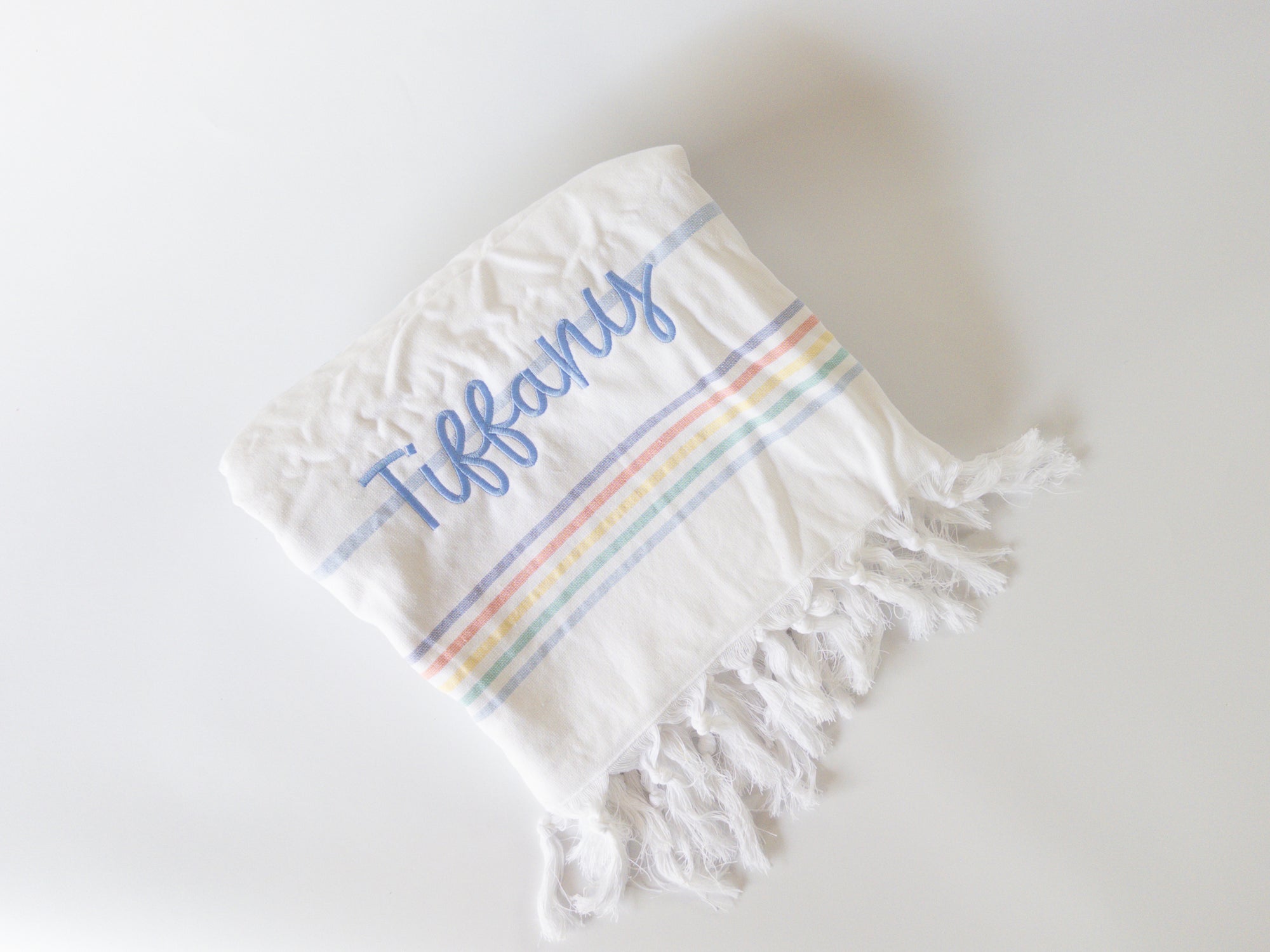 Monogrammed Turkish Towel