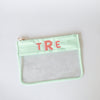 Monogrammed Clear Zipper Pouch