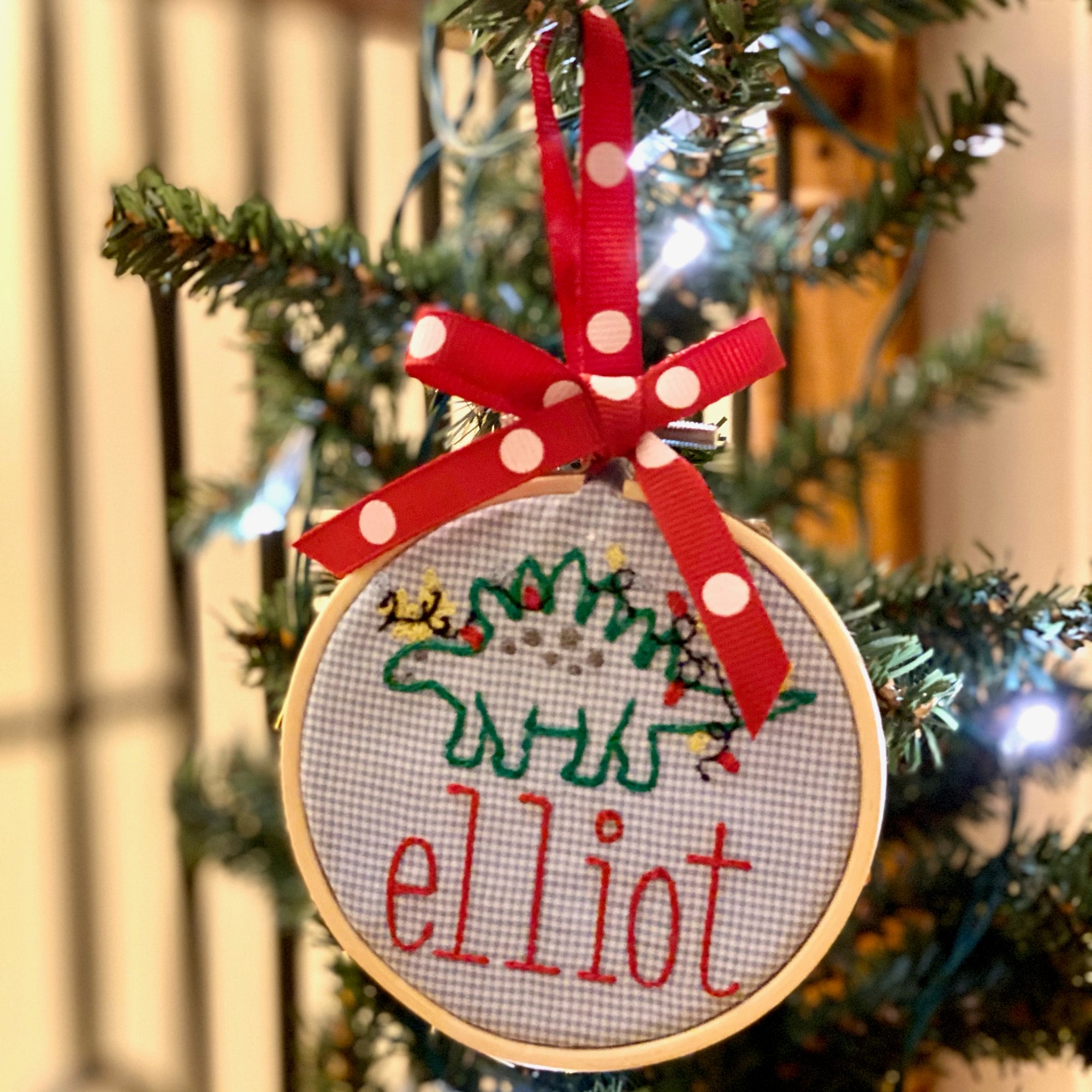 Embroidery Hoop Ornament