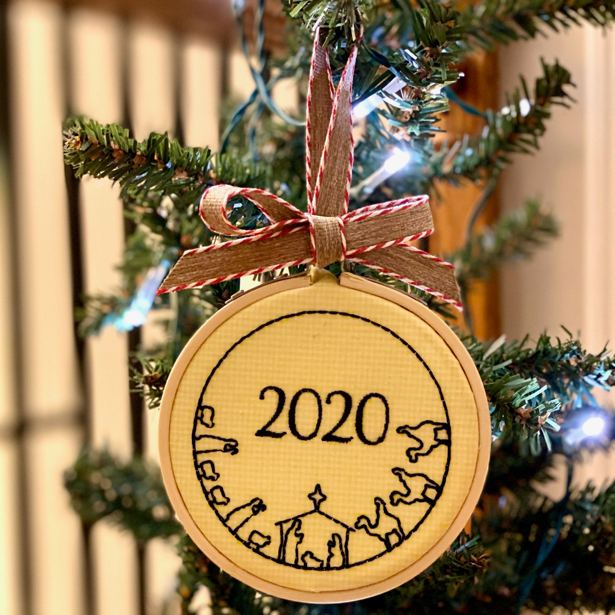 Embroidery Hoop Ornament