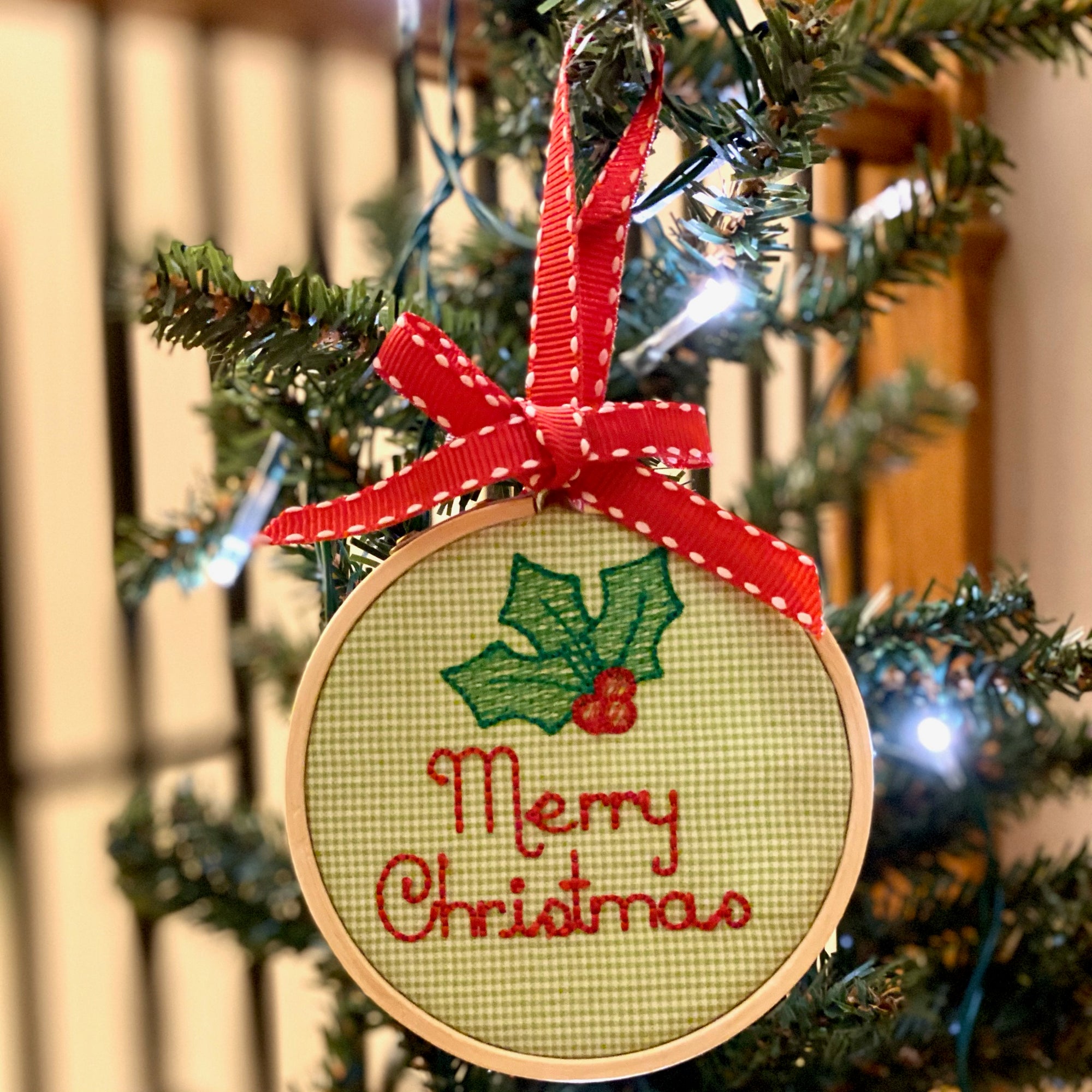 Embroidery Hoop Ornament