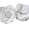 Monogrammed White Eyelet Bloomers