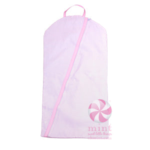 Monogrammed Seersucker Garment Bag