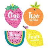 Monthly Baby Growth Stickers - Fruit Collection