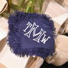 Monogrammed Fringe Cocktail Napkins